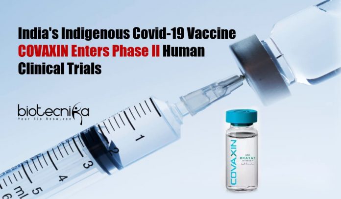 COVAXIN Enters Phase-II Trials