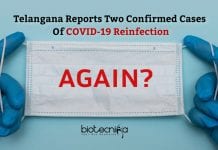 India Reports Two Confirmed Cases of COVID-19 Reinfection in Telangana COVID-19 Reinfection in Telangana
