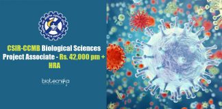 CSIR-CCMB Biological Sciences Project