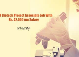 CSIR-CSIO Biotech Project Associate