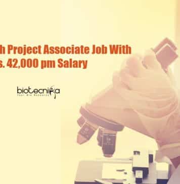 CSIR-CSIO Biotech Project Associate