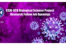 CSIR-IICB Biological Science Project Research Fellow Job Openings CSIR-IICB Biological Science Project