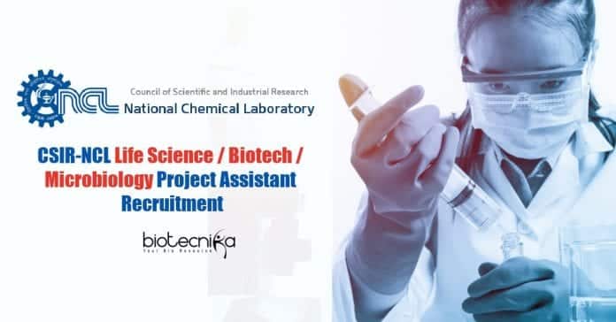 CSIR-NCL Recruitment 2020
