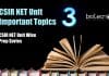 CSIR NET Unit Wise Prep Series: Study Tips For CSIR NET Life Sciences UNIT 3 Topics CSIR Unit 3 Preparation