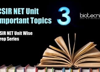 CSIR Unit 3 Preparation