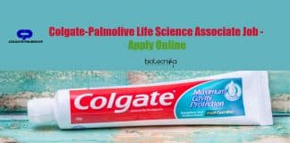 Colgate-Palmolive Life Science Associate