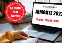 GATE Biotech Online Test