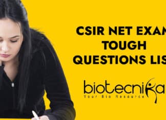 CSIR Exam Difficult Questions