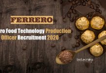 Ferrero Food Technology Production Officer Recruitment 2020 Ferrero Rocher Jobs 2020