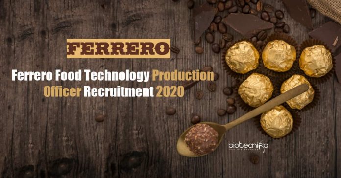Ferrero Rocher Jobs 2020