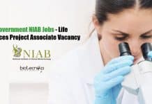 Government NIAB Jobs – Life Sciences Project Associate Vacancy Government NIAB Jobs