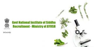 Govt AYUSH Job Openings