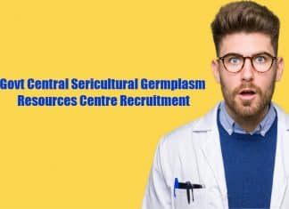 Govt Central Sericultural Germplasm Resources Centre Recruitment Govt Silk Board Jobs
