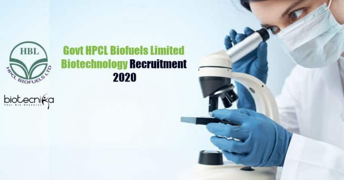 HPCL Biofuels Limited Recruitment