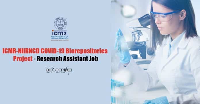 ICMR-DMRC Job Opening