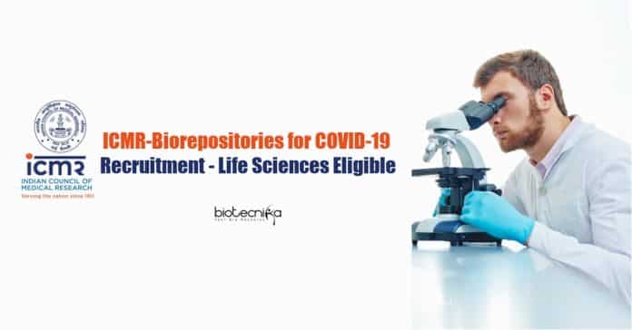 ICMR-NICED Jobs Life Sciences