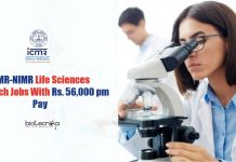 ICMR-NIMR Life Sciences Research Jobs With Rs. 56,000 pm Pay ICMR-NIMR Life Sciences Research