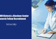 ICMR-NIN Biotech & Biochem Senior Research Fellow Recruitment ICMR-NIN Biotech