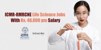 ICMR-RMRCNE Life Science Jobs