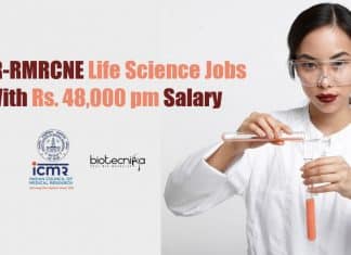ICMR-RMRCNE Life Science Jobs