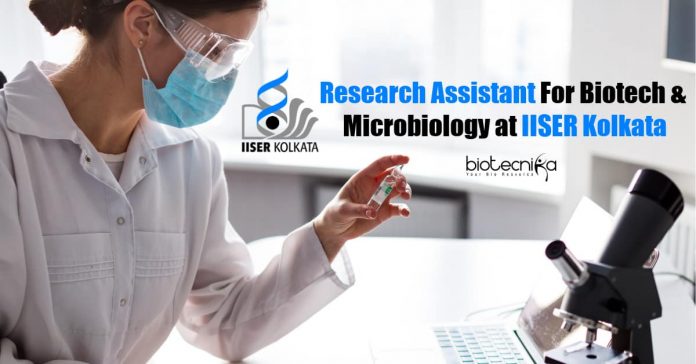 IISER Kolkata Biotech Job