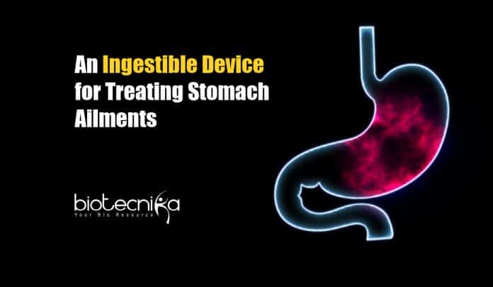 Ingestible Device for Stomach Ailments