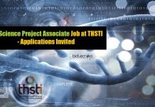 Life Science Project Associate Job at THSTI – Applications Invited Life Science Project Associate
