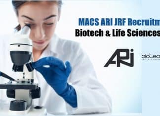 MACS ARI JRF Recruitment