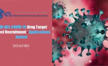 CSIR-NCL COVID-19 Drug Target Project Recruitment – Applications Invited NCL Project Jobs