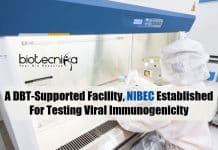 A DBT-supported Facility For Viral Immunogenicity Testing, NIBEC Inaugurated NIBEC DBT-supported Facility