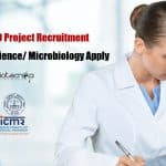 NICED NACO Project Recruitment – Biotech/ Life Science/ Microbiology Apply NICED Job For Life Science