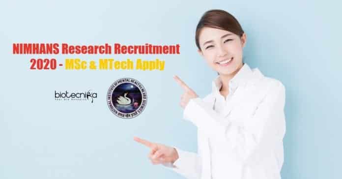 NIMHANS Research Recruitment