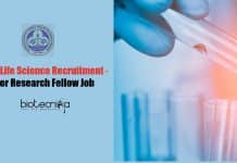 PGIMER Life Science Recruitment – Junior Research Fellow Job PGIMER Lifescience JRF