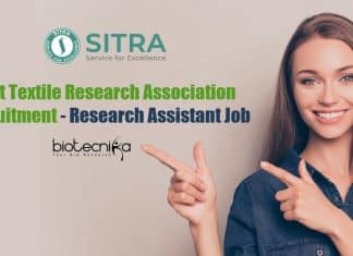 Textile Research Association Recruitment