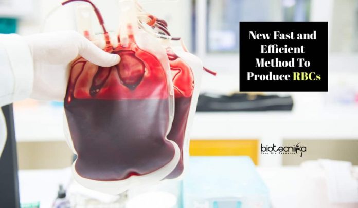 new method to manufacture RBCs