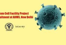 Stem Cell Facility Project Recruitment at AIIMS, New Delhi AIIMS Delhi Stem Cell