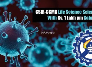 CSIR-CCMB Life Science Scientist