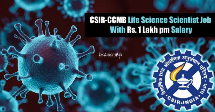 CSIR-CCMB Life Science Scientist
