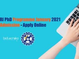 CSIR-CDRI PhD Admission 2021