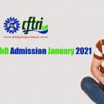 CSIR-CFTRI Admission PhD 2021