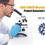CSIR-CSMCRI Microbiology & Biotech Project Associate Recruitment CSIR-CSMCRI Microbiology