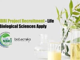 CSIR-NBRI Botany Jobs