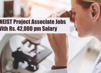 CSIR-NEIST Project Associate Jobs