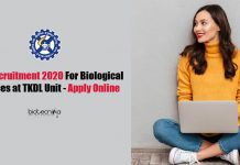 CSIR Recruitment 2020 For Biological Sciences at TKDL Unit – Apply Online CSIR Recruitment 2020