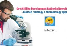 Govt Chilika Development Authority Hiring – Biotech / Biology & Microbiology Apply Chilika Development Authority Jobs