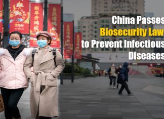 China’s Passes Biosecurity Law to Prevent Infectious Diseases China Passes Biosecurity Law