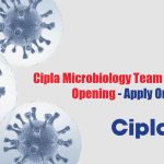 Cipla Microbiology Team Member Job Opening – Apply Online Cipla Microbiology Jobb