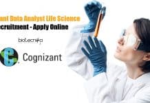 Cognizant Data Analyst Life Science Recruitment – Apply Online Cognizant Data Analyst