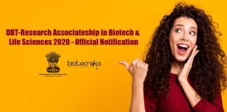 DBT Research Associateship Program