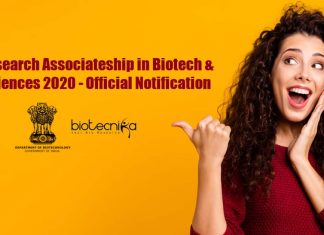 DBT Research Associateship Program